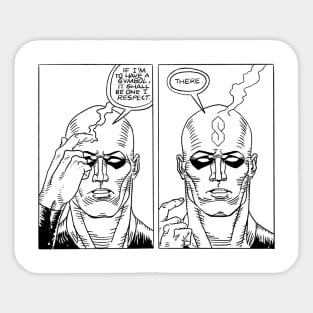 “Dr. S” Watchmen Dr. Manhattan Parody Sticker